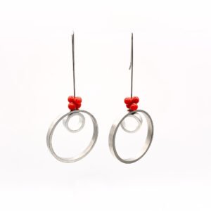 Aretes Cereza de cafeto