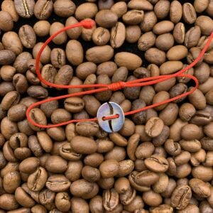 Manilla grano de café - acero tornasol