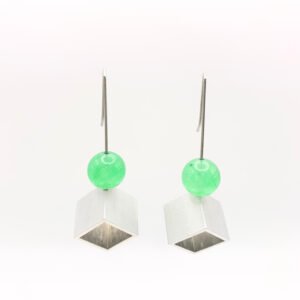 Aretes Café en verde